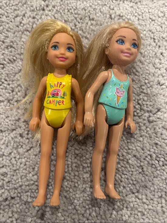 Barbie Other - Barbie Chelsea swimsuit friends- happy camper 2016